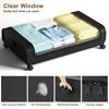 Under-Bed Storage Box with Wheels Large Capacity Dustproof Multi-Purpose Storage Container Clothes Toys Organizer with Clear Window