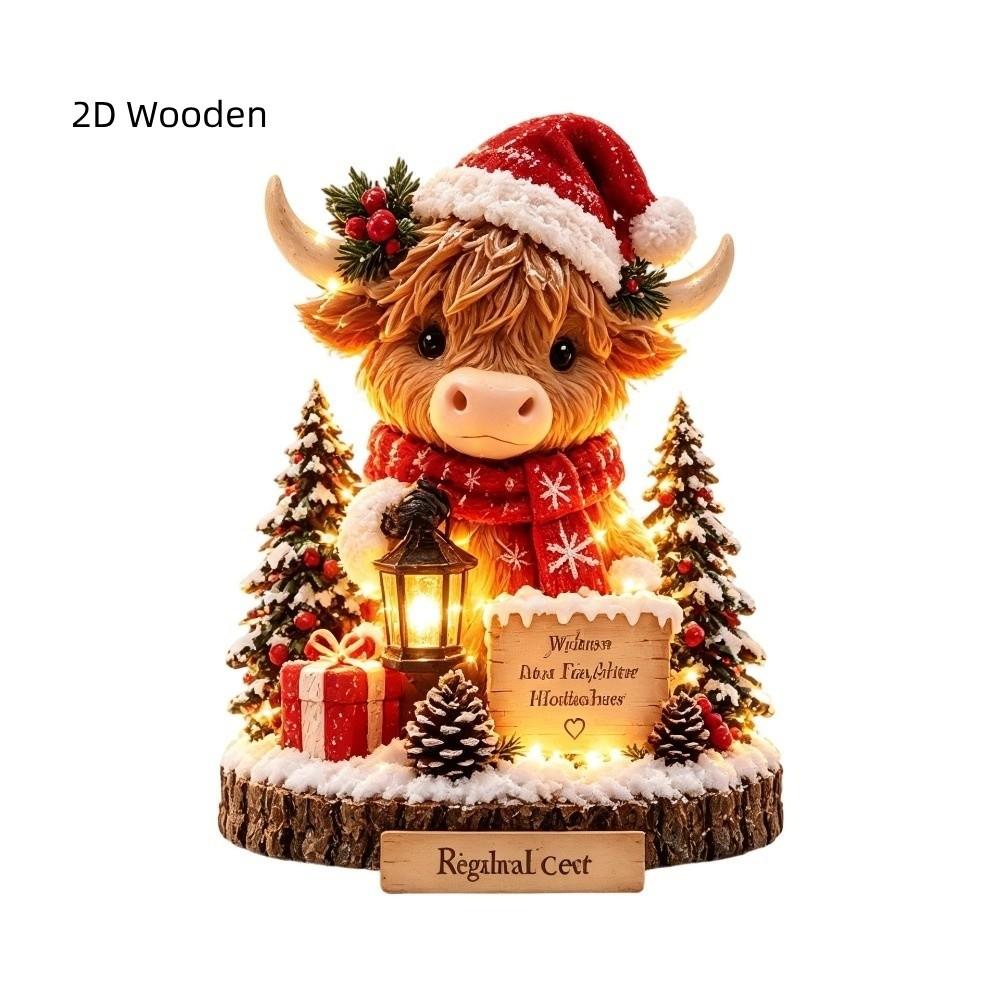 Snowman Christmas Santa Statue Tree Bird Christmas Ornaments Christmas Decorations  Christmas