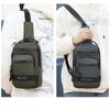 Chest Bag for Men New Large Capacity Shoulder Korean Version Travel Lightweight Nylon Crossbody Backpack