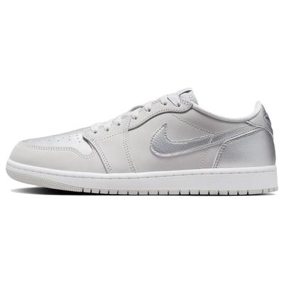 Zapatillas de Hombre Air 1 Retro Low OG Metallic Silver Gris Gris Neutro Blanco CZ0790-002