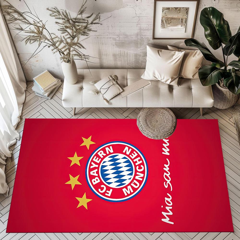 Bayern Munich Crest 5 Square Rugs Are a Great Choice for Living Rooms, Bedrooms, Home Décor, and As Gifts