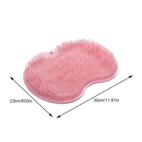 Judee Rubbing Artifact Foot Massager Brush, Non-Slip Pad Silicone Suction Cup Bathroom Foot Scrubber Use For Bathroom, Multicolour