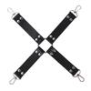 SM Restraint Set: Bed Binding Cross Handcuffs & Foot Cuffs