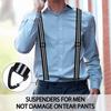 Elastic Heavy Duty Suspenders Y-back Wide Trouser Pants Braces New Men Work Suspenders  Work