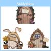 Fairy Tale Door Wooden Decor For Home Garden And Staircase Decoration