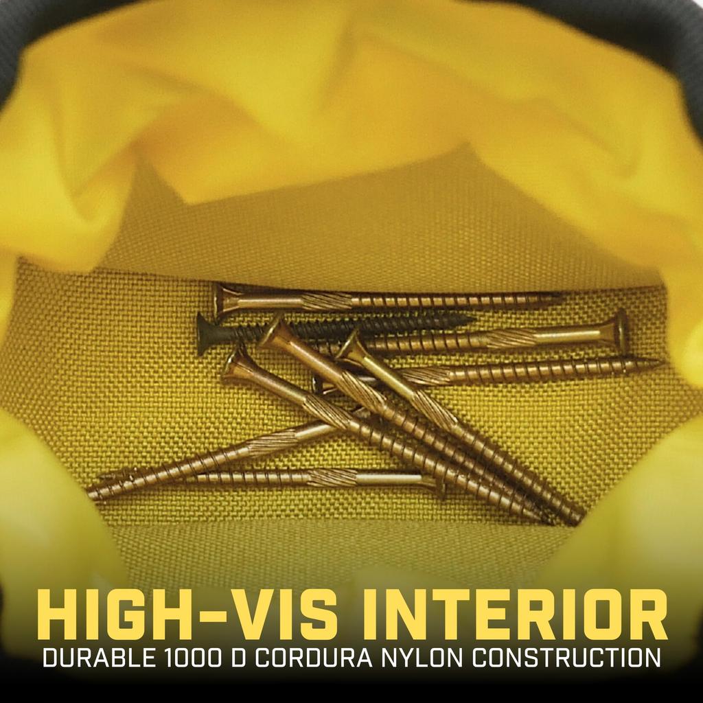 Big Joey Pouch Tool Belt Bag for and Nails Perfect for HVAC and Any Tradesman Clip-on Tools, Screws, - Electricians, Technicians, Plumbers,