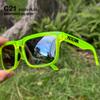 New KDEAM Fashion Color Men's Polarized Sunglasses Square Anti Glare Driver Mirror Sun Glasses Women Two Size Choose With Bags