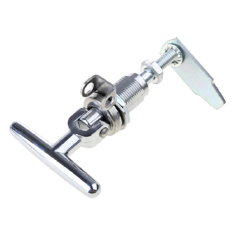 T Handle Door Latchs Lock, Foldable with 7mm Range Adjuster Easy Installation Suitable for Secure Closure Door Fastening