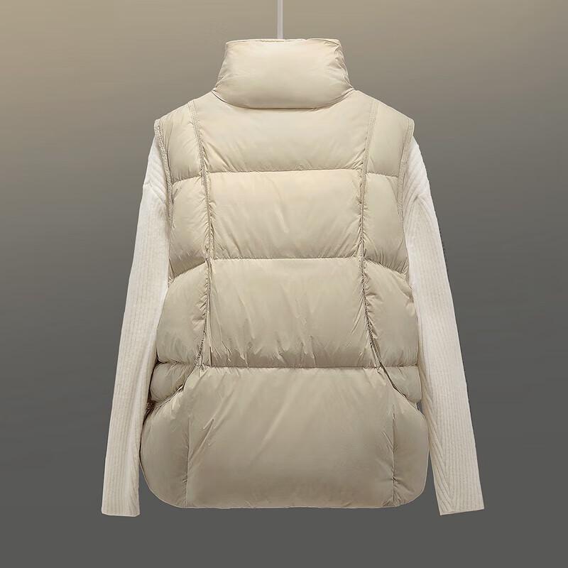 Siboshe Women's 90% Down Stand Collar Vest