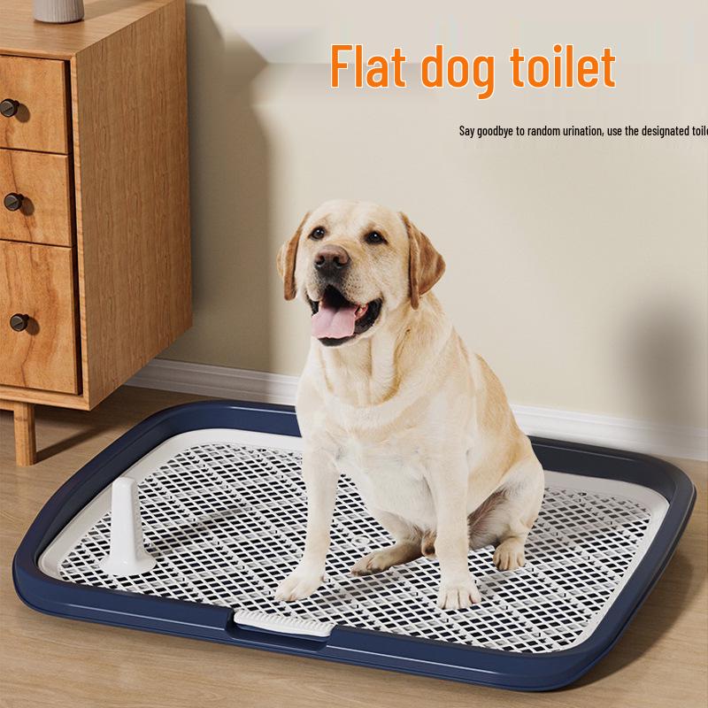 Plastic Grid Dog Toilet Pad: Anti-Stepping Design, Easy-to-Clean, Enlarged Size, Urine-Separating Potty Tray