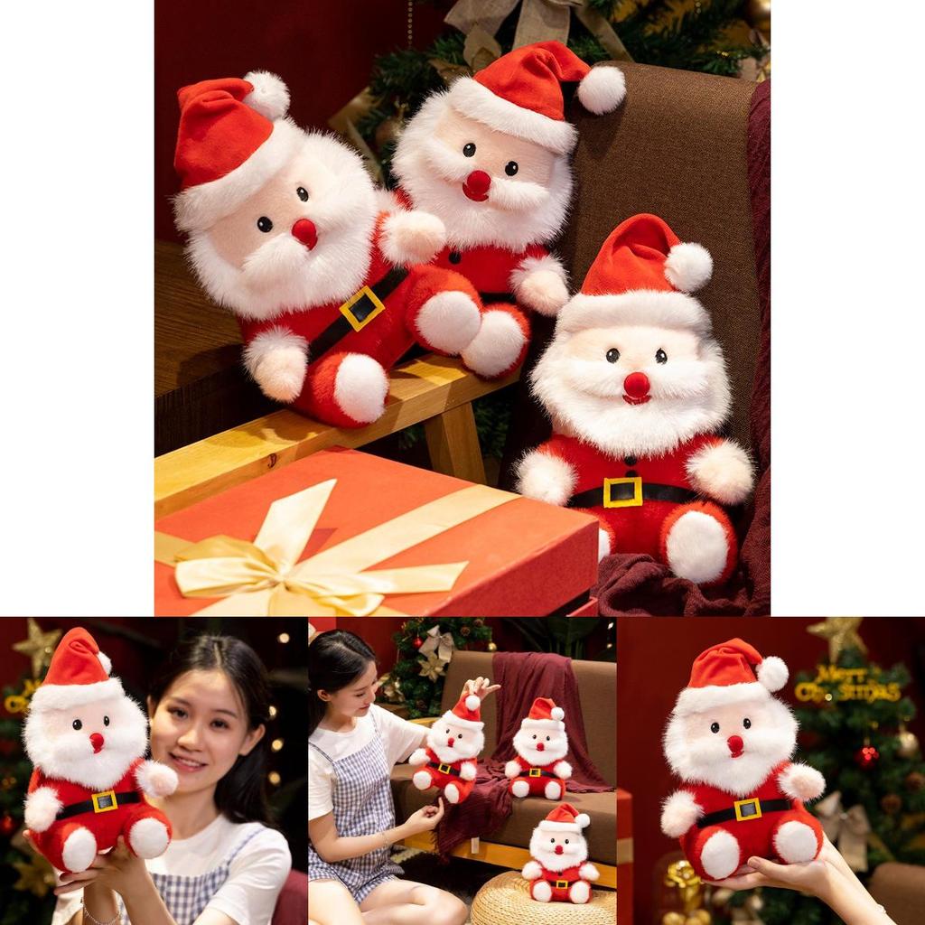 Delightful 25cm Plush Santa Claus Toy Perfect For Christmas Decorations And Gifts