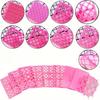Plastic Cake Decorating Molds with Butterfly Lattice Hollow Embossing Designs for Fondant Cookies Biscuits and DIY Baking Tools