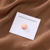 New 54color Matte Silk Scarf Hijab Magnet Brooch Strong Magnetic Buttons Round Shawl Dual-use Collar Clip Cufflinks