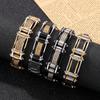 Hip Hop 15MM Men's Cool Bracelets Fashion Mesh High Quality Heavy Bracelet Best Friends Bangles Stainless Steel Party Jewelry