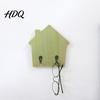 No Damage Wall Mounted Hooks Wood House Shape Storage Hook Strong Traceless Adhesive Decorative Solid Hangers American Style Hanger for Home Entryway
