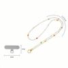 Spring New Mobile Phone Chain Beaded Crossbody Back High Sense Versatile Fashion Mobile Phone Lanyard Woman