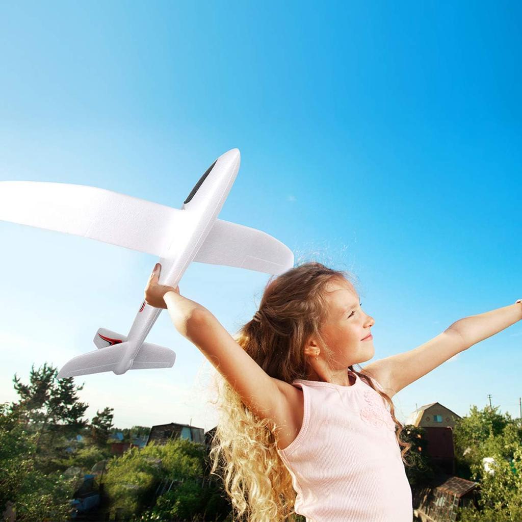 Zerodeko Foam Airplane Toy, 39 x Large Throwing Glider Plane Toy Model Outdoor Flying Toy DIY Aeroplane Model Birthday Party for Kids Boys Girls 3+