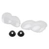 2Pcs Headlight Shell Lens Cover+Glue For Benz W230/R230 SL500 SL600 2003-08