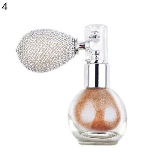 Face Body Powder Spray Glitter Brighten Aroma Highlighter Makeup Pigment Cosmetic