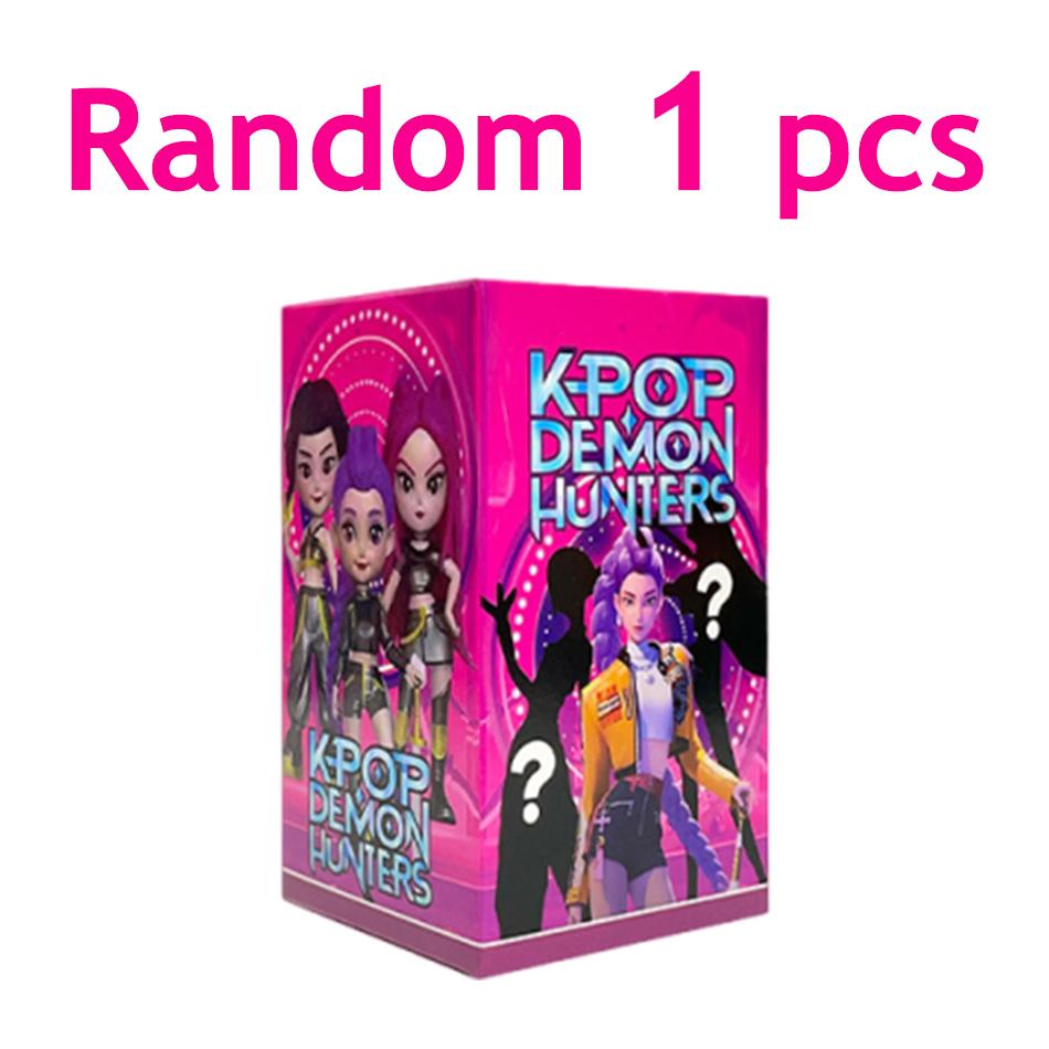 

Popular Movie Girl Group K-Pop Q Version Rumi Figurine Model Blind Box Trendy Ornament Cute Movie Merchandise Birthday Gift