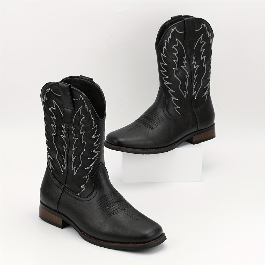 Men's Vintage Roper Boots, Outdoor Slip Resistant High Top Sneakers