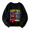 Boys and Girls Round Neck Plus Velvet Pullover Printed Top Sweatshirt