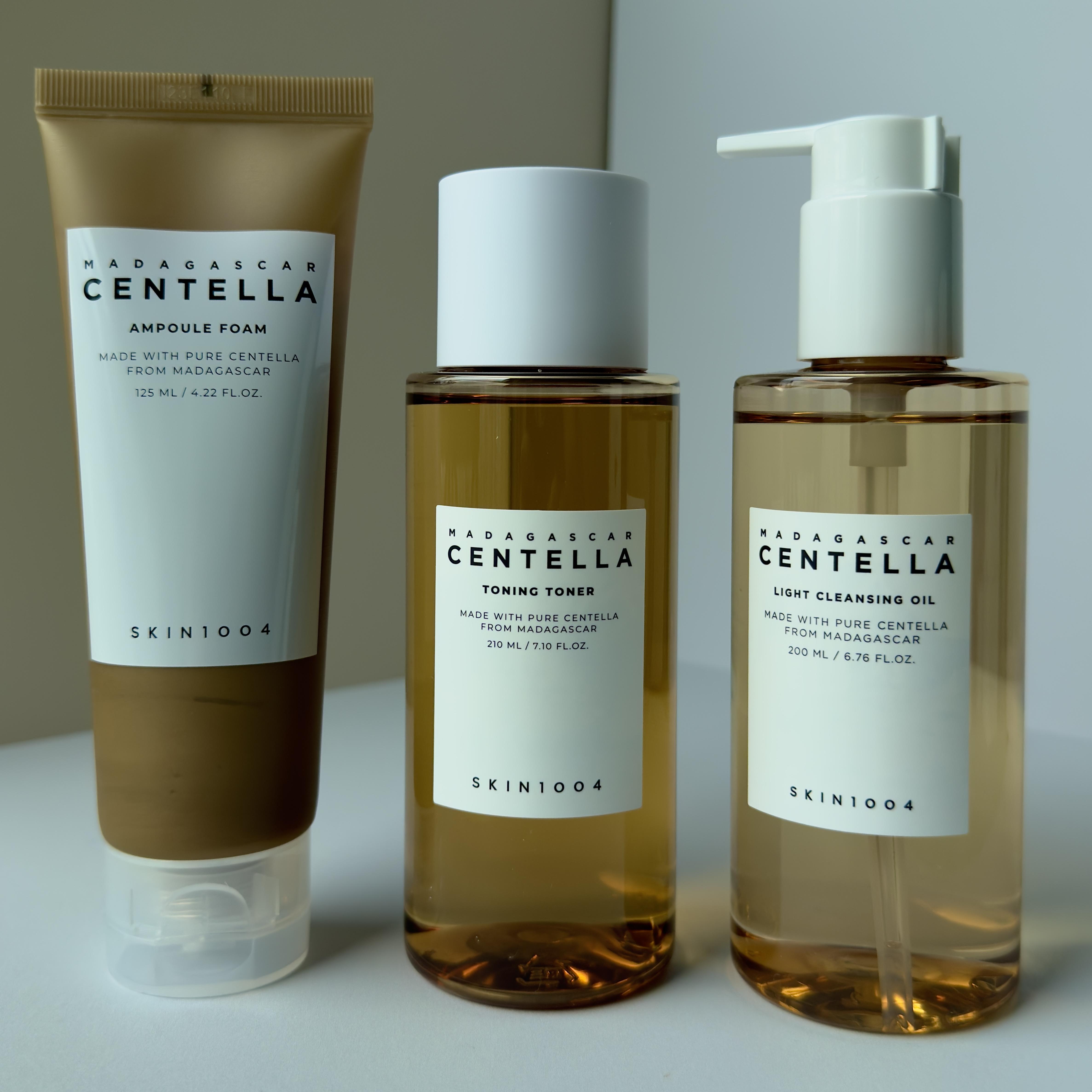 

Skin1004 MADAGASCAR CENTELLA AMPOULE Очищающая ПЕНКА 125 мл + Легкое очищающее масло 200 мл Toner+Foam+Oil