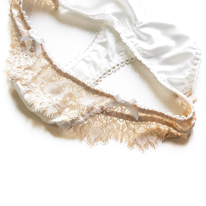 Sexy Eyelashes Lace Panties Women Underwear Low-waist Lingerie Embroidery Breathable Underpants Female G String Intimates