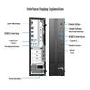 Great Wall Shiheng D80F3 Business Desktop with 23.8-inch Monitor (CN version)