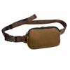 Fashion Internet Celebrity Fanny Pack High Quality First Layer Cowhide Black Fanny Pack Genuine Leather Bag