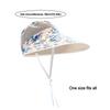 Wide Brim Summer Sun Hats Sun-shading Sun-protection Beach Cap Simple Printed Peaked Cap  Summer