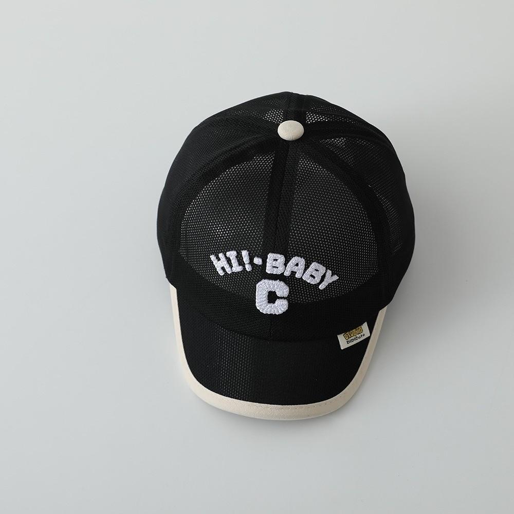 Korean Children Peaked Hat Letter C Sports Visot Cap Fashion Baby Baseball Cap  1-6y