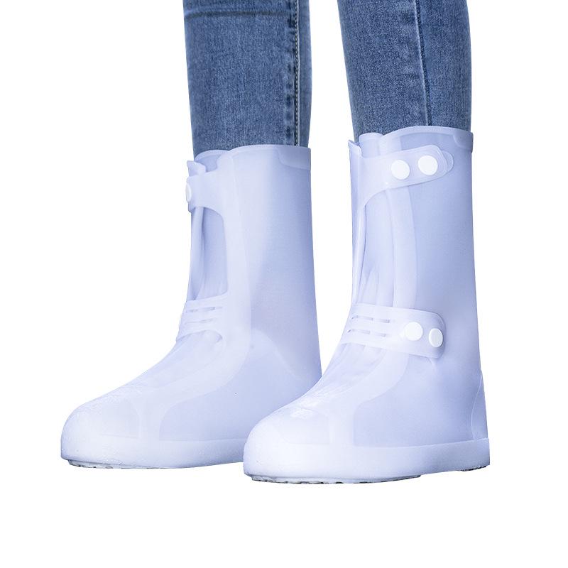 Herren Wasserdichte Rutschfeste Silikon Überschuhe - Langlebige, Verdickte Regenstiefel für Regentage