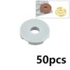 50Pcs 15535 MOC Bricks Round Smooth 2x2 Ceramic Tile Brick With Hole Building BlockAssembles Particles Educational DIY Kid Toys