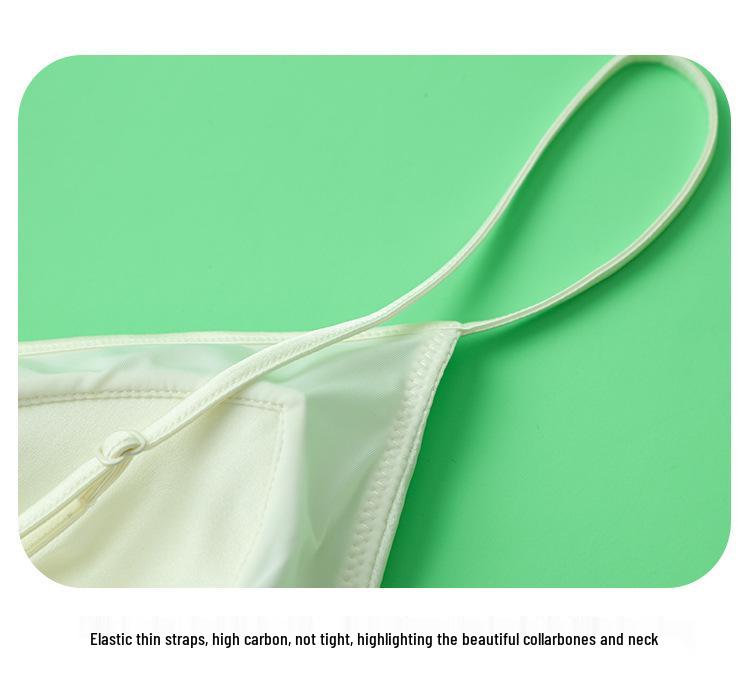 19 Momme Mulberry Silk V-Neck No-Bra Camisole Tank Top for Women - Thin Summer Base Layer