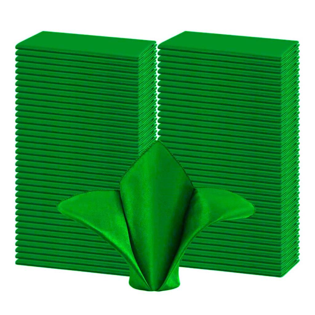 High-End Satin Napkin - Folded Flower Design for Hotels and Weddings