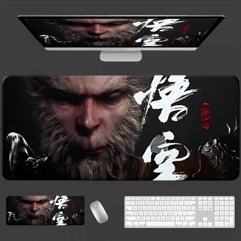 Podkładka pod mysz Black Myth Wukong do gier komputerowych, podkładka na biurko, podkładka na klawiaturę, podkładka na biurko komputerowe Black Myth Wukong