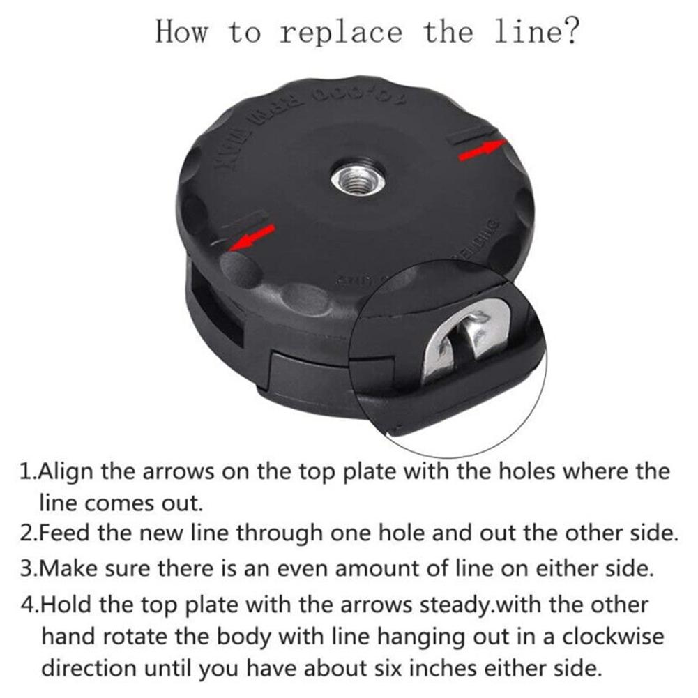 Weeding Rope Trimmer Head Replacement Heavy Duty Grass Trimmer Line Head For Brushcutter String Trimmer Lawn Mower Accessories