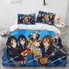 K-ON Kawaii Dívky Anime Ložní Set Chlapci Dívky Twin Queen King Size Povlak na Peřinu Povlak na Polštář Postel chlapci Dospělí Domácí Textil