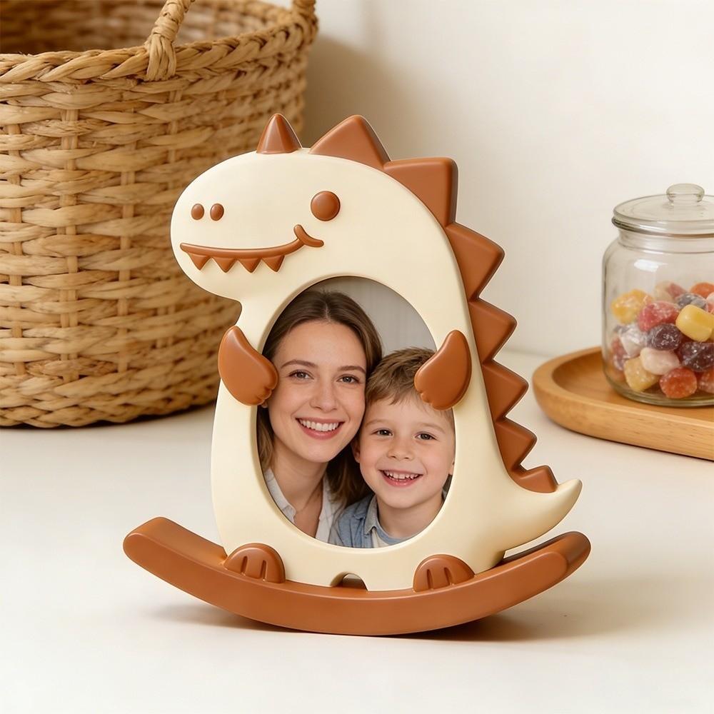 Flexible Epoxy Mold Dog Cat Shape Silicone Mold Seesaw Animal Photo Frame Mold  Home Decoration