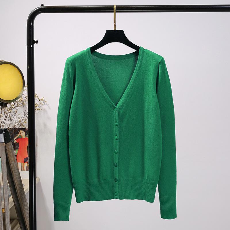 Damen Strickjacke - Leicht, Langarm, Kurzer Stil für Frühling und Herbst