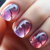 Starry Sky Dream Collection: 24 Medium-Short Square False Nails