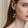 Death Moth Goth Earrings Dark Academia Jewelry Lightweight Zinc Alloy Studs Alternative Fashion Accessories