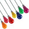 5/8pcs 8Color Festive Bar Atmosphere Color Bulb E27 AC100-240V Party Lighting