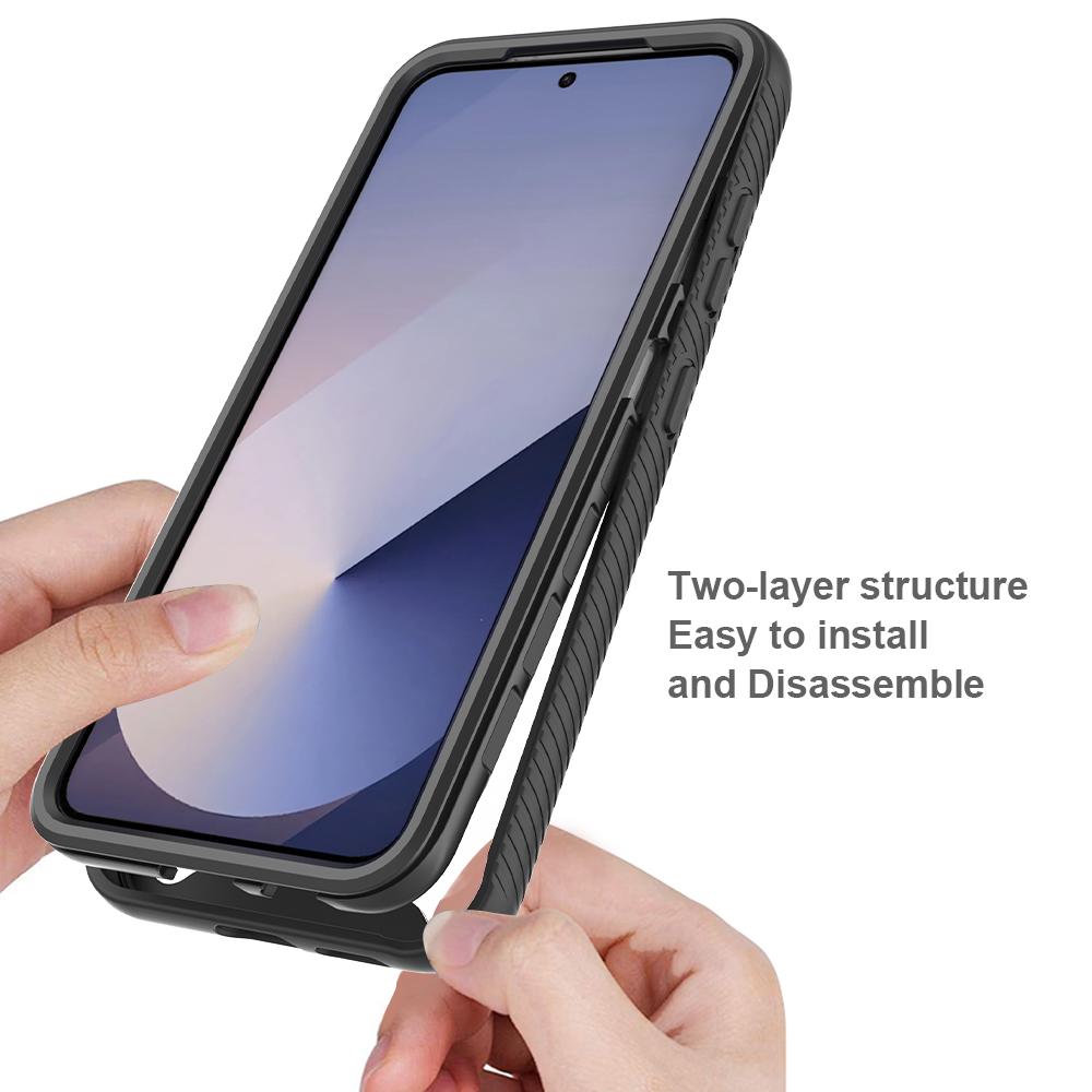 For Samsung Galaxy S25 Case Anti-Drop 2-in-1 PC+TPU Phone Cover