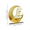 Eid Mubarak Decoration Acrylic Embellishment Portable Desktop Ornament Plaque for Bedroom Islamic