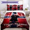Haaland Personalized Name Bed Sheet Set Suitable for Study Room Soft Bedding Custom Room Decor Birthday/Christmas GiftSpiritual Gift