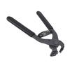 17cm HandHeld Carbon Steel Silent Pliers Leather Craft Hole Punch Tool 4mm(2 Teeth)