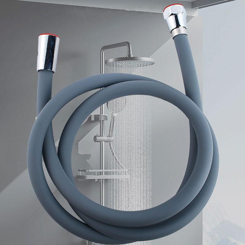 Shower Hose Stainless Steel Silicone Shower Hose Bathroom Water Heater Accessories Extended Universal Shower Nozzle