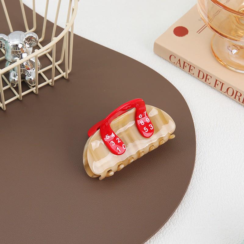 Tulip Cherry 2024 High-End Spotted Dog Hair Clip